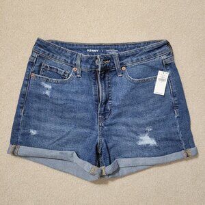 Old Navy Women's High-Rise Denim Shorts NWT, Size 6